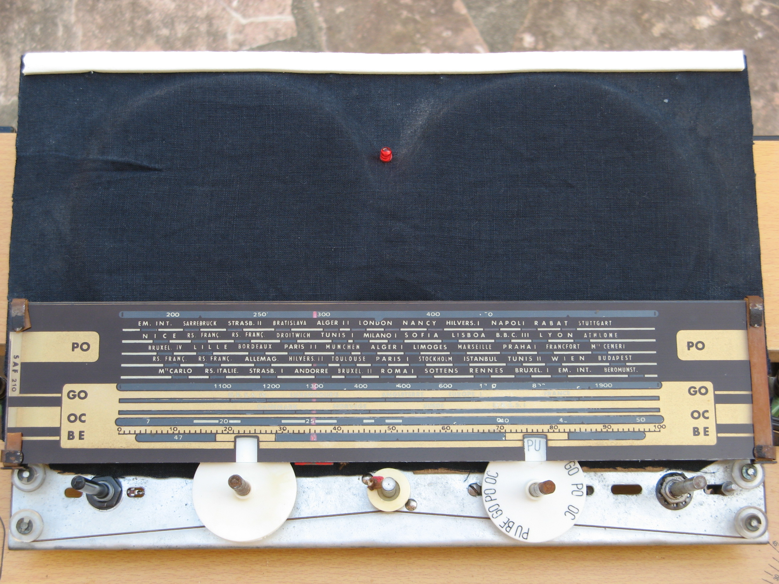 Speaker layer, finished front