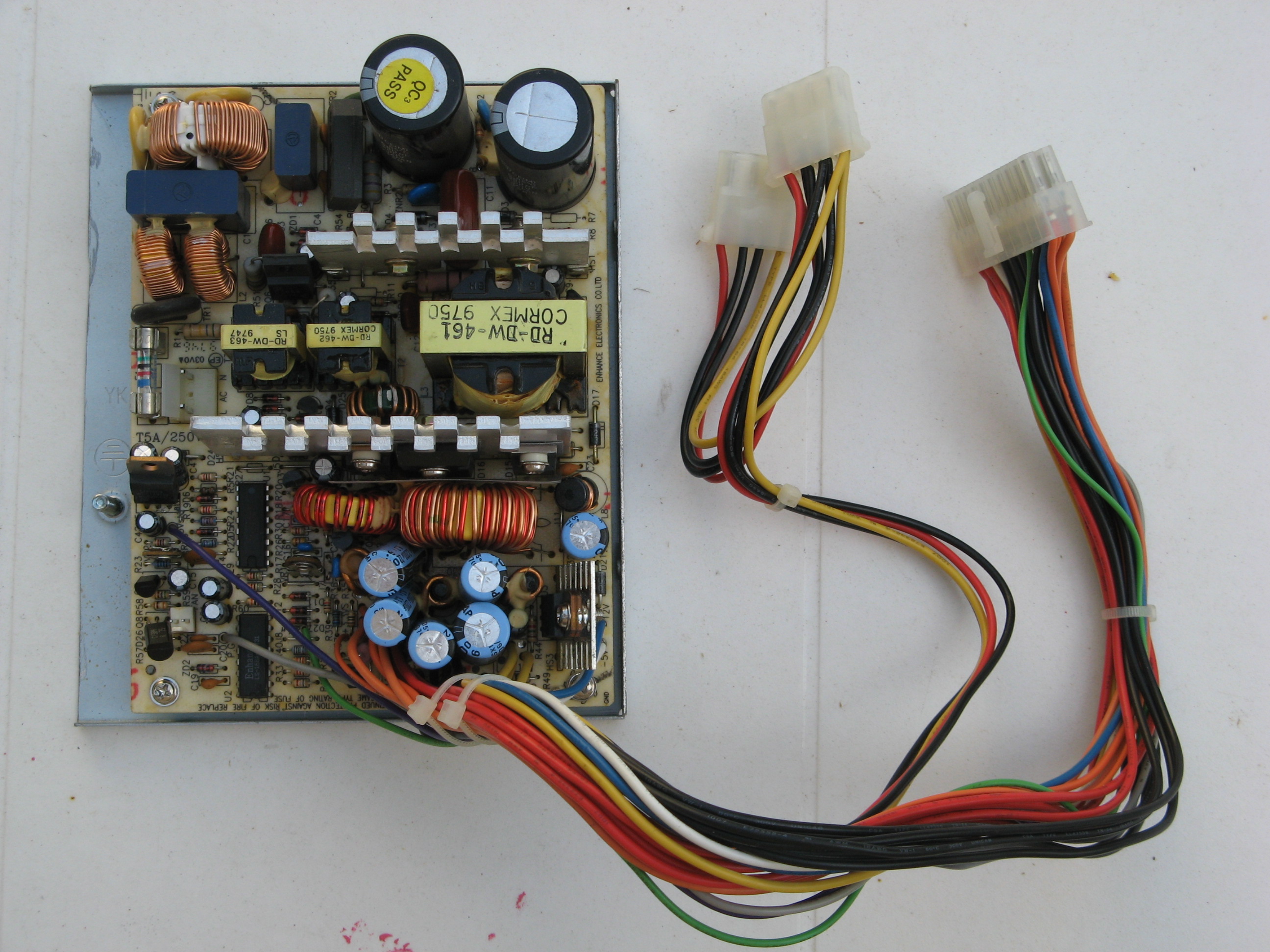 Power supply, ATX card