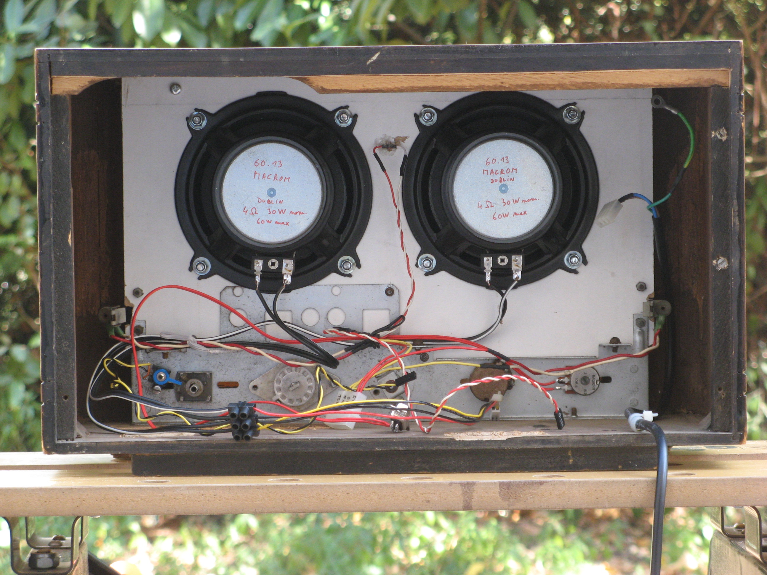 Speaker layer in place